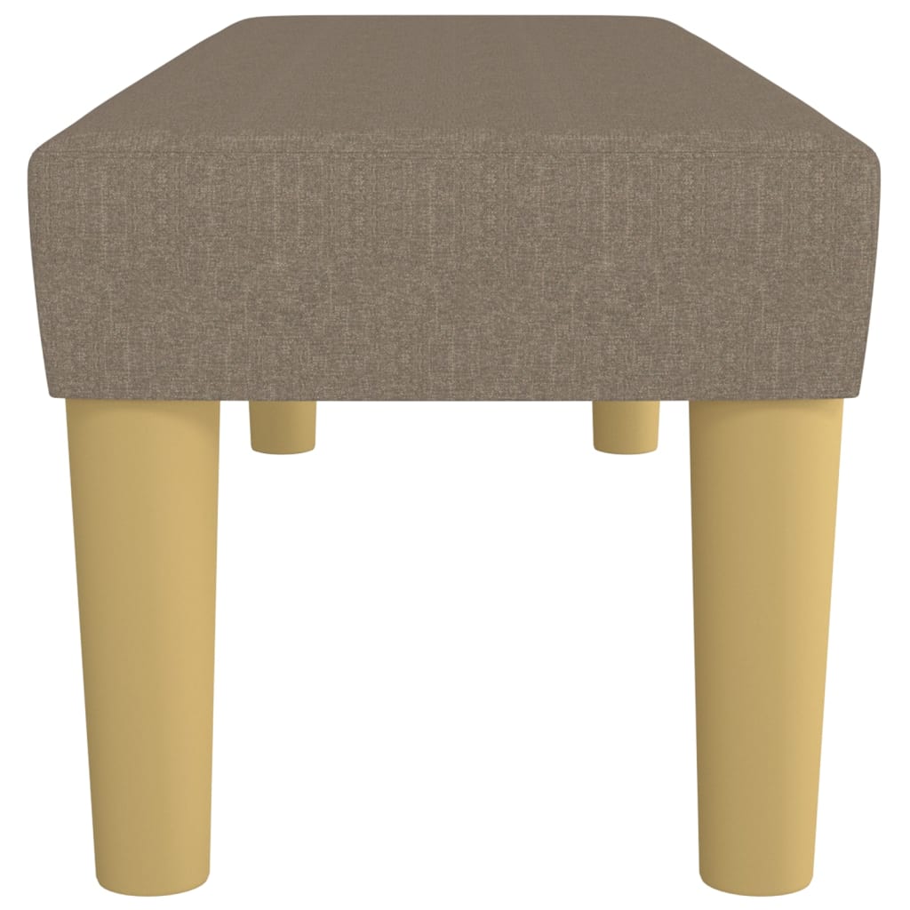vidaXL Bancă, gri taupe, 100x30x30 cm, textil vidaXL Bancă, gri taupe, 100x30x30 cm, textil