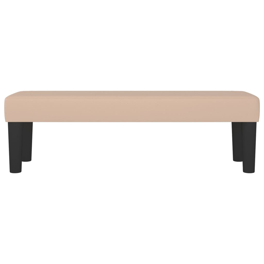 vidaXL Bancă, cappuccino, 100x30x30 cm, piele ecologică vidaXL Bancă, cappuccino, 100x30x30 cm, piele ecologică