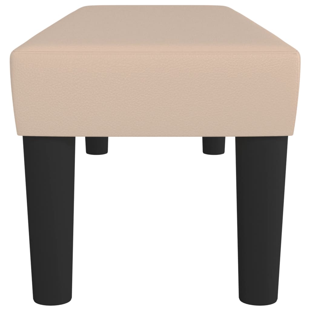 vidaXL Bancă, cappuccino, 100x30x30 cm, piele ecologică vidaXL Bancă, cappuccino, 100x30x30 cm, piele ecologică