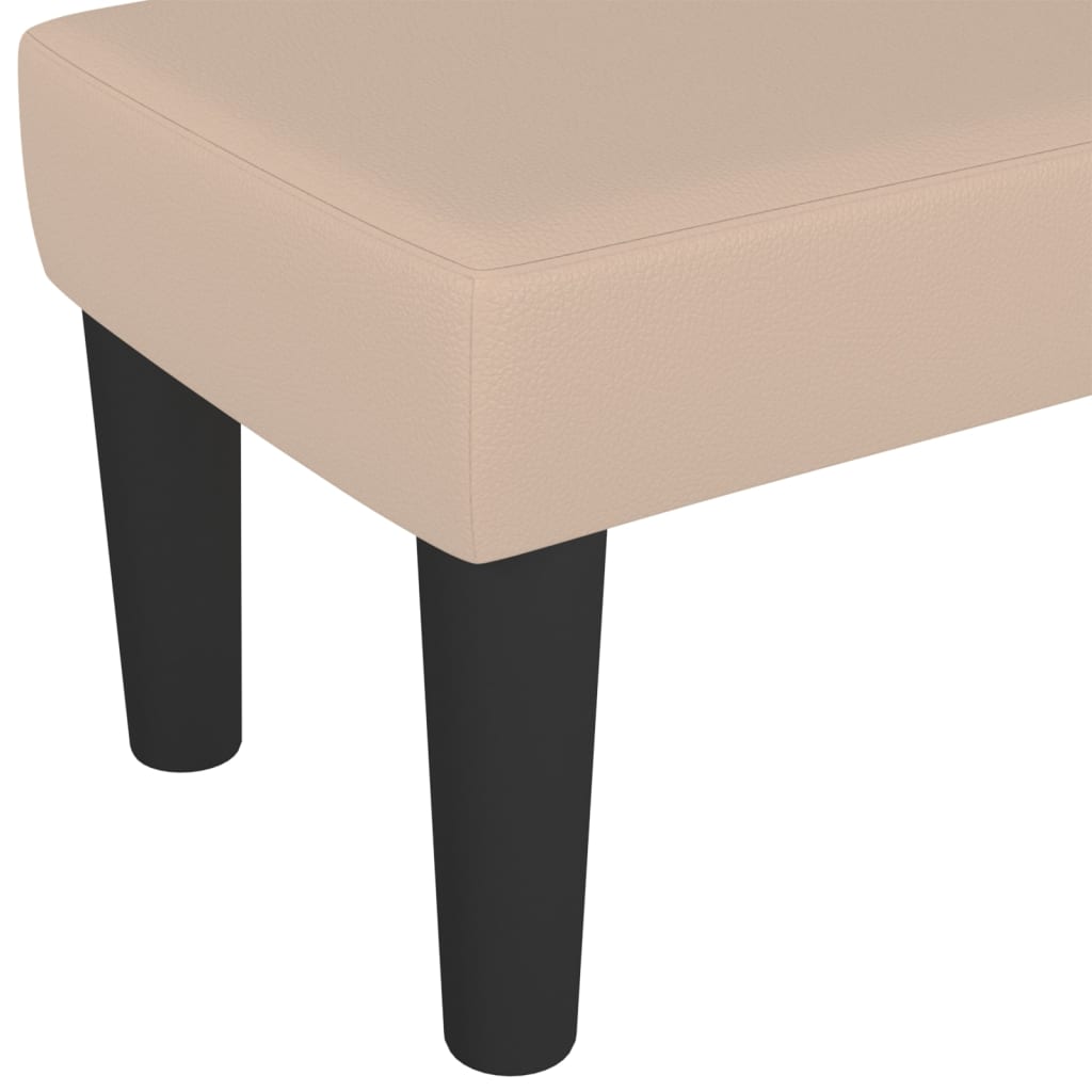 vidaXL Bancă, cappuccino, 100x30x30 cm, piele ecologică vidaXL Bancă, cappuccino, 100x30x30 cm, piele ecologică