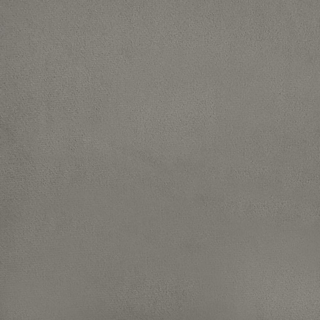 vidaXL Bancă, gri deschis, 100x30x30 cm, catifea vidaXL Bancă, gri deschis, 100x30x30 cm, catifea