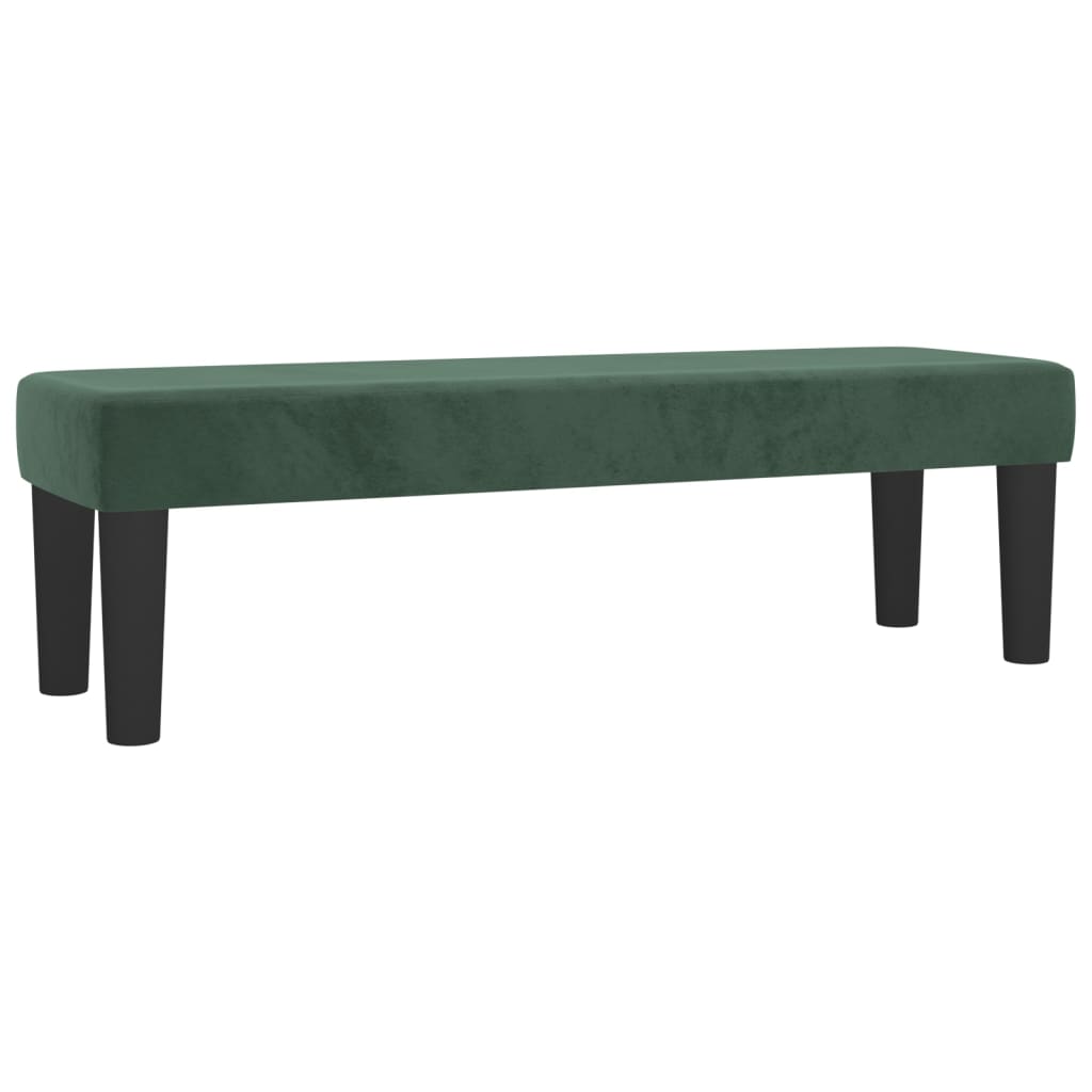 vidaXL Bancă, verde închis, 100x30x30 cm, catifea vidaXL Bancă, verde închis, 100x30x30 cm, catifea