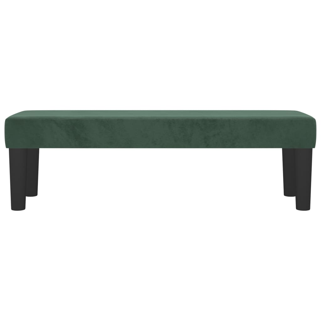 vidaXL Bancă, verde închis, 100x30x30 cm, catifea vidaXL Bancă, verde închis, 100x30x30 cm, catifea