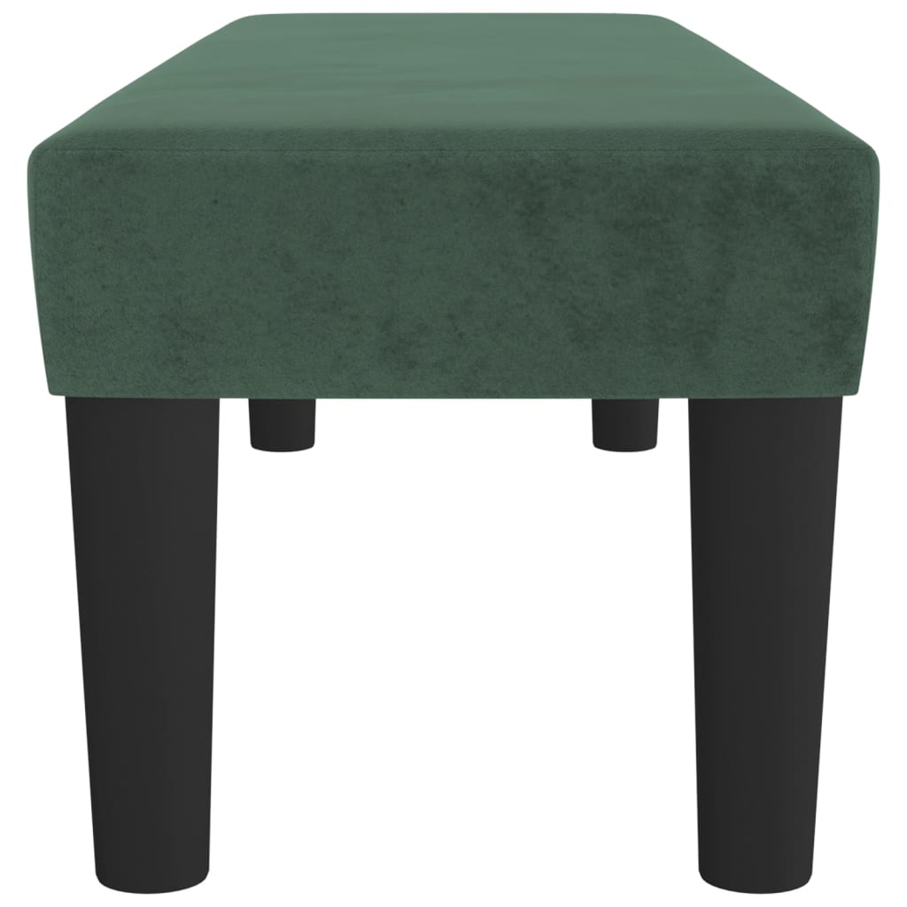 vidaXL Bancă, verde închis, 100x30x30 cm, catifea vidaXL Bancă, verde închis, 100x30x30 cm, catifea