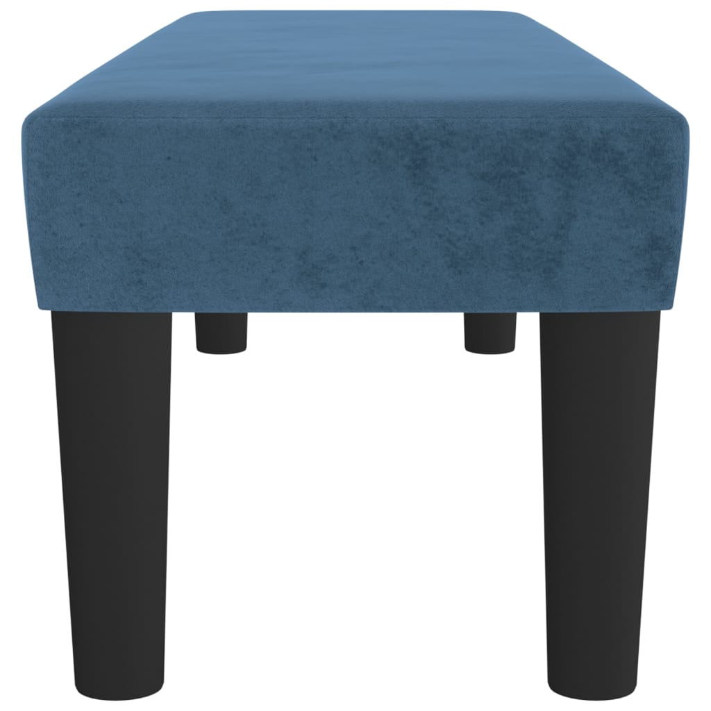 vidaXL Bancă, albastru închis, 100x30x30 cm, catifea vidaXL Bancă, albastru închis, 100x30x30 cm, catifea