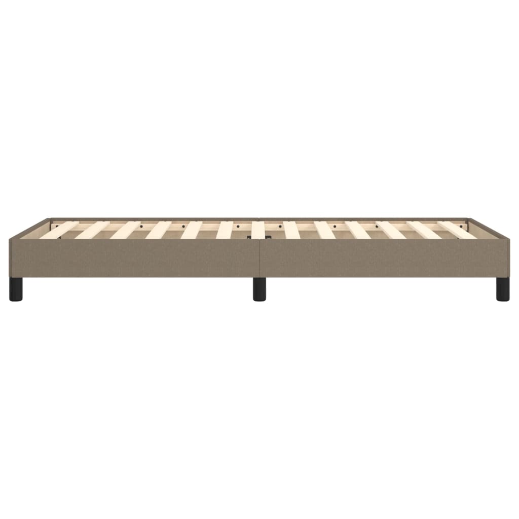 vidaXL Cadru de pat fără saltea Taupe 80x200 cm țesătură