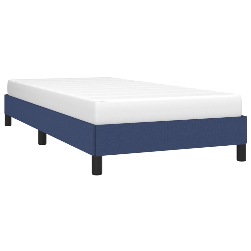 vidaXL Cadru de pat fără saltea țesătură albastră 80x200 cm