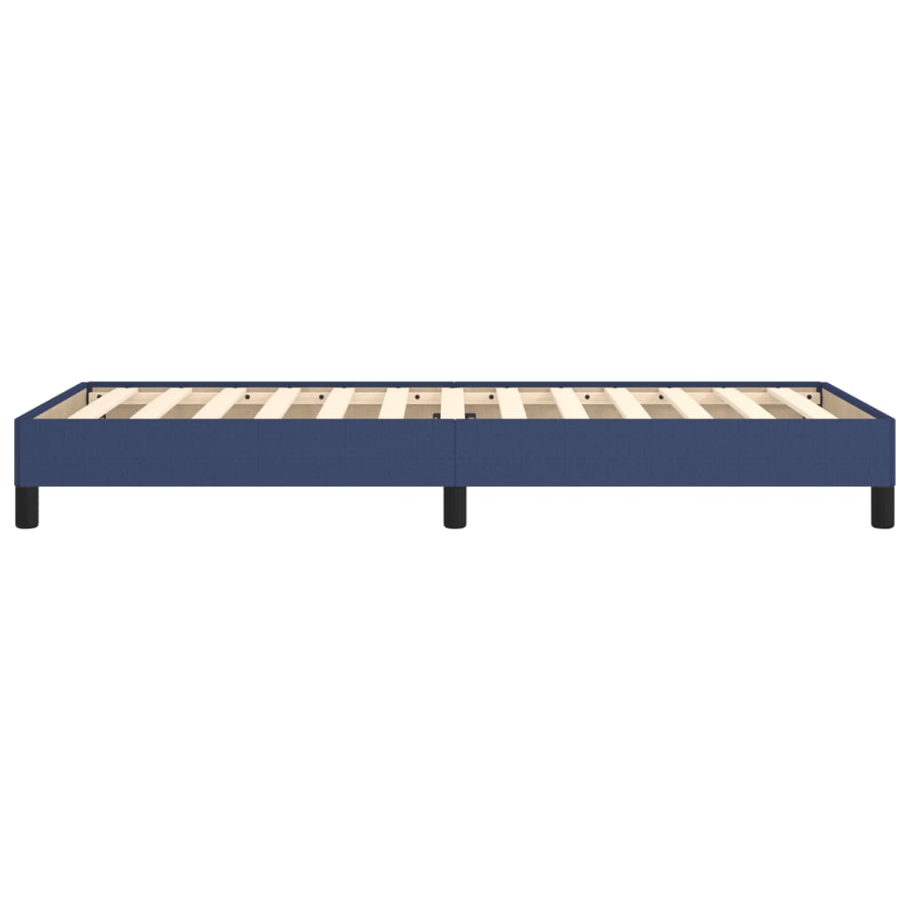 vidaXL Cadru de pat fără saltea țesătură albastră 80x200 cm