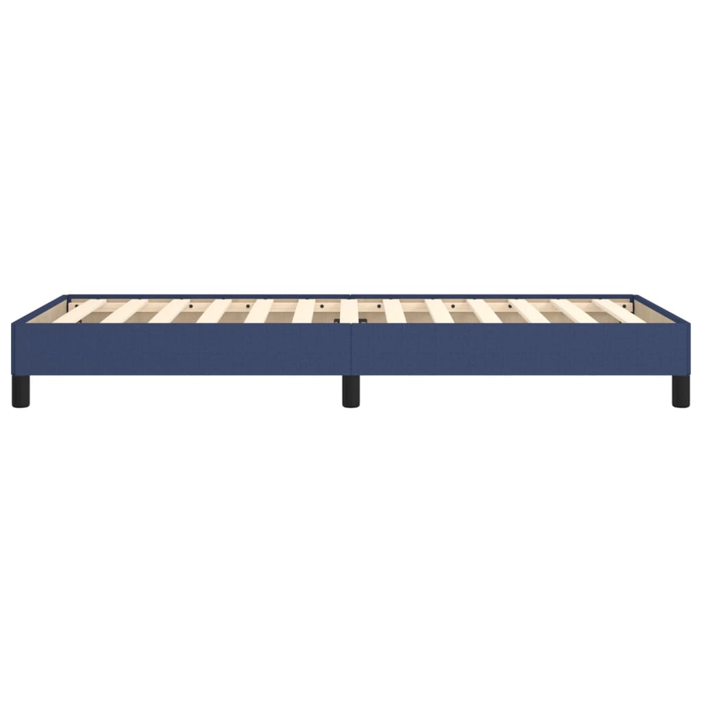 vidaXL Cadru de pat fără saltea țesătură albastră 100x200 cm