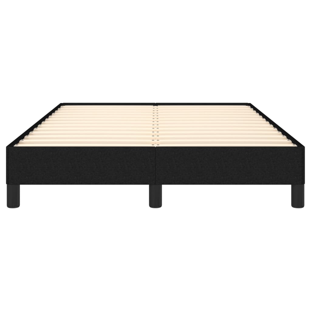 vidaXL Cadru de pat fără saltea, negru, 120x200 cm, textil