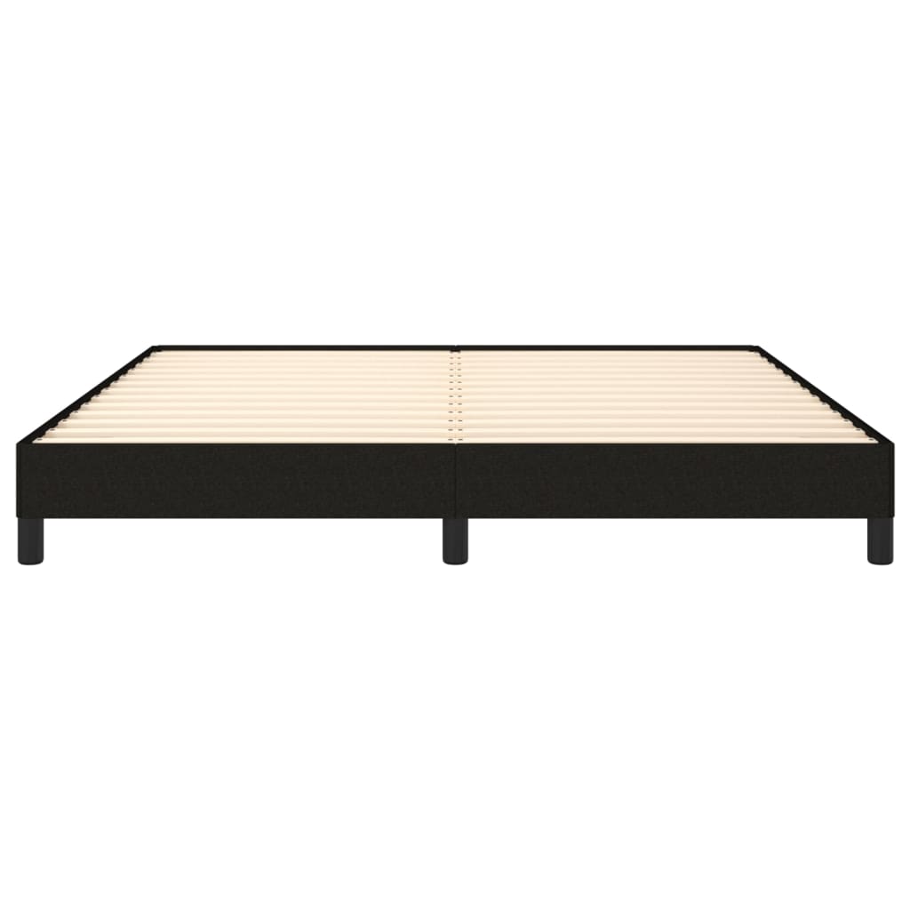 vidaXL Cadru de pat fără saltea, negru, 160x200 cm, textil vidaXL Cadru de pat fără saltea, negru, 160x200 cm, textil