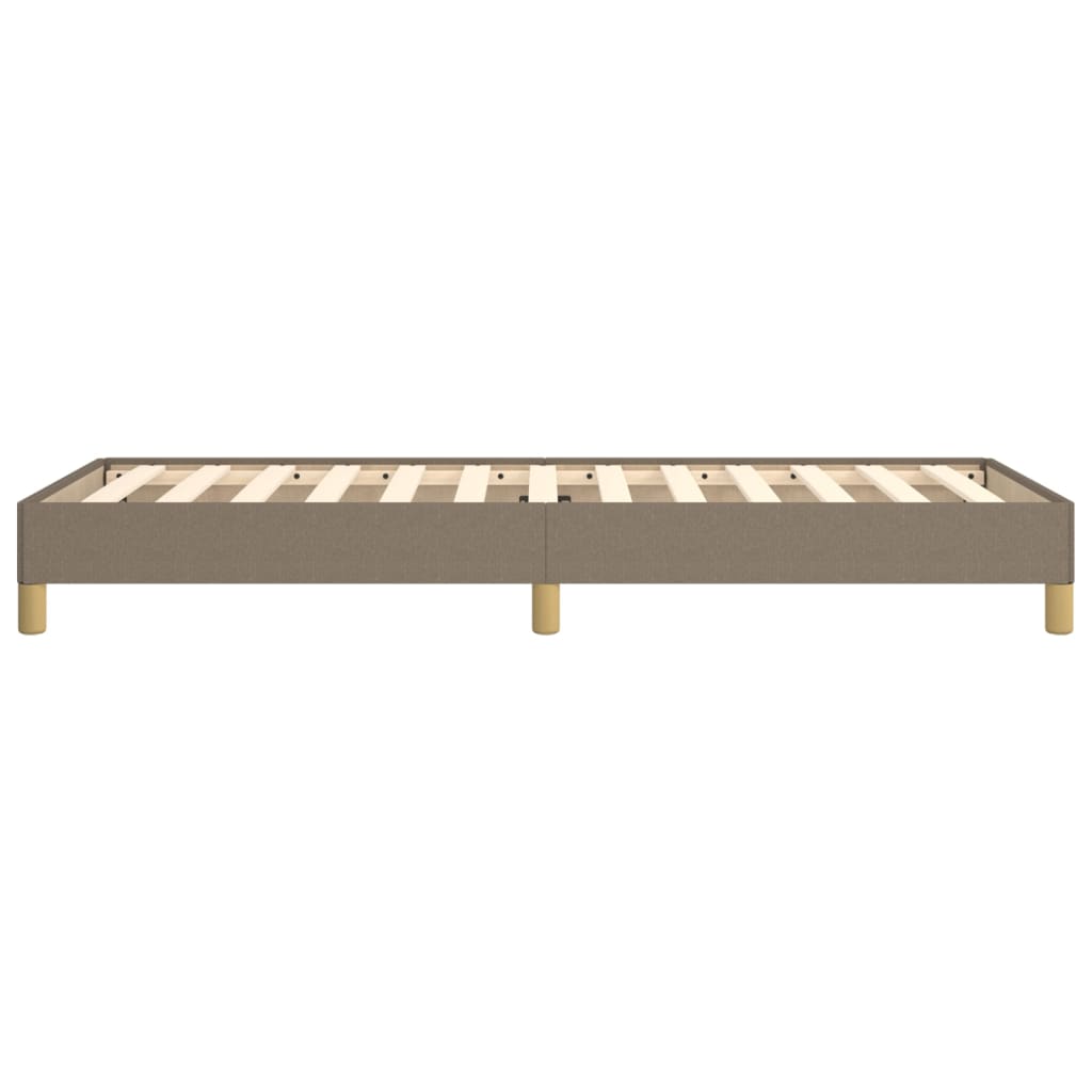 vidaXL Cadru de pat fără saltea Taupe 80x200 cm țesătură
