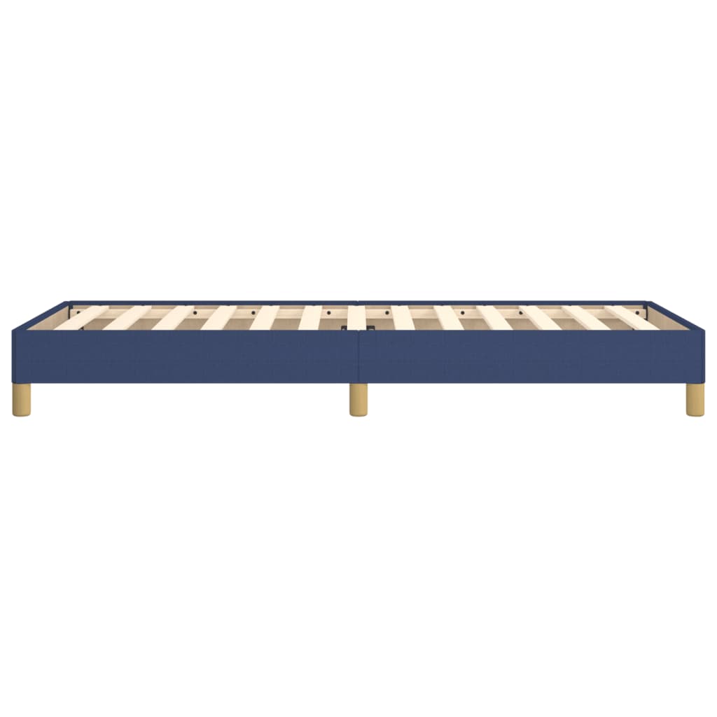 vidaXL Cadru de pat fără saltea țesătură albastră 80x200 cm