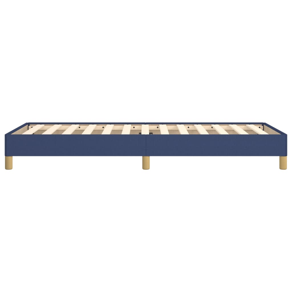 vidaXL Cadru de pat fără saltea țesătură albastră 100x200 cm