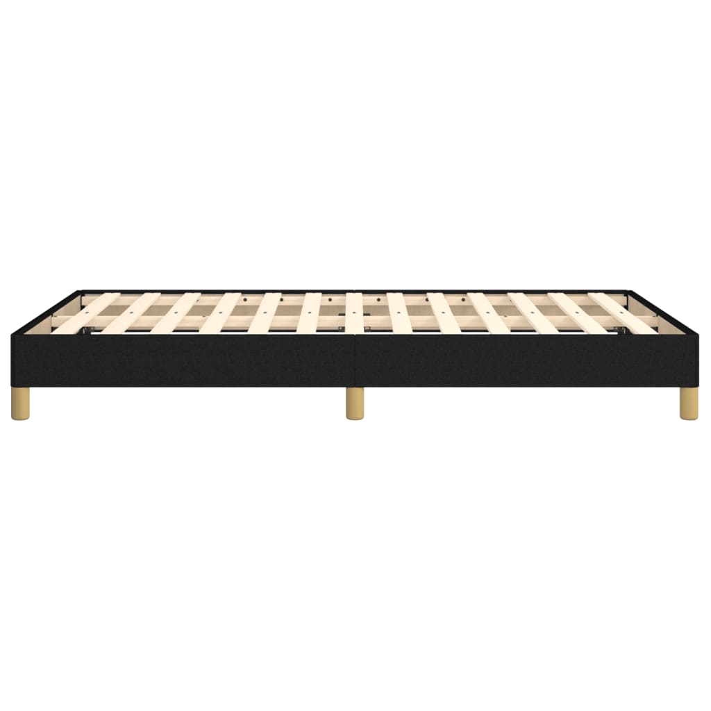 vidaXL Cadru de pat fără saltea, negru, 120x200 cm, textil vidaXL Cadru de pat fără saltea, negru, 120x200 cm, textil