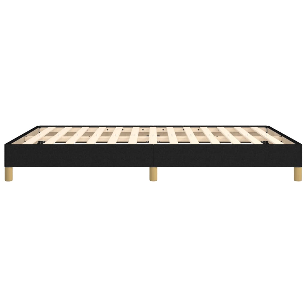 vidaXL Cadru de pat fără saltea, negru, 140x200 cm, textil vidaXL Cadru de pat fără saltea, negru, 140x200 cm, textil