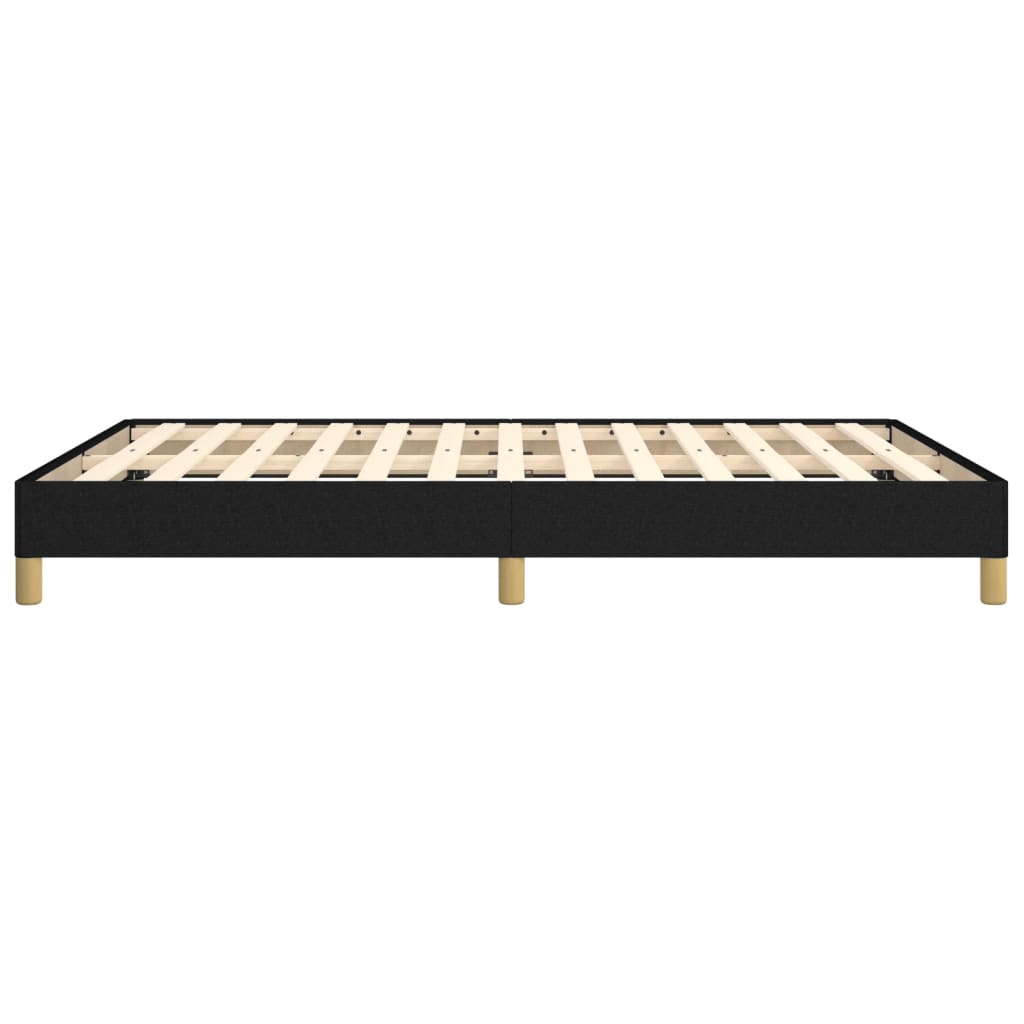 vidaXL Cadru de pat fără saltea, negru, 160x200 cm, textil vidaXL Cadru de pat fără saltea, negru, 160x200 cm, textil