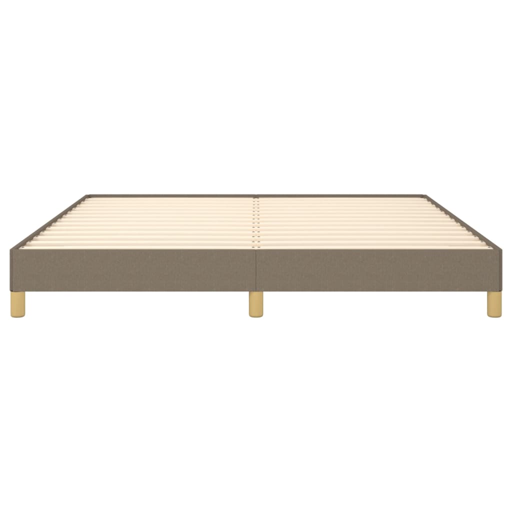 vidaXL Cadru de pat fără saltea, gri taupe, 180x200 cm, textil vidaXL Cadru de pat fără saltea, gri taupe, 180x200 cm, textil