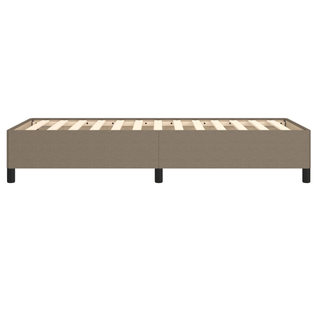 vidaXL Cadru de pat fără saltea Taupe 80x200 cm țesătură