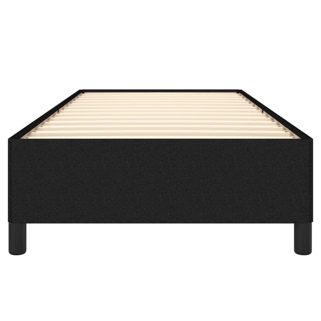 vidaXL Cadru de pat fără saltea, negru, 100x200 cm, textil