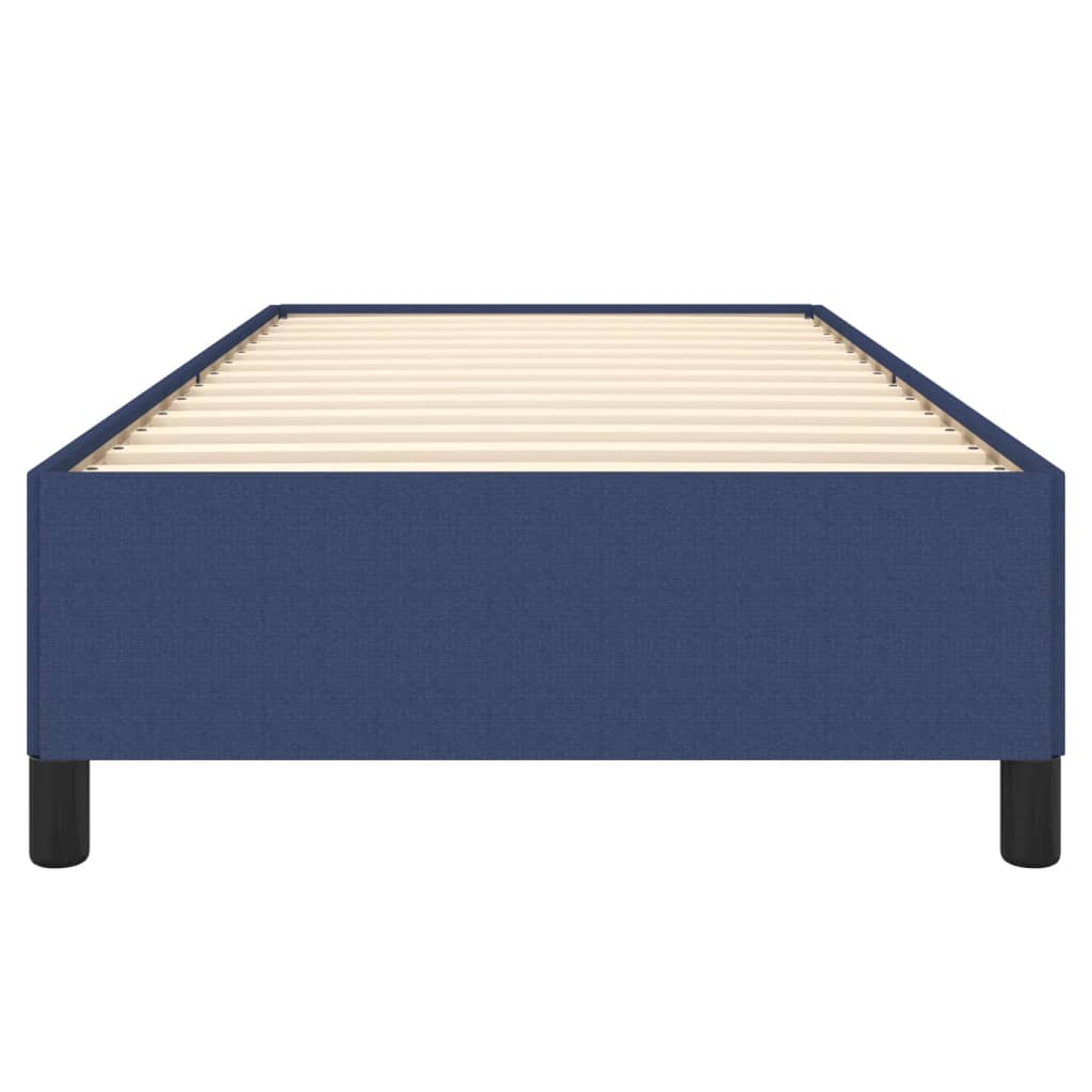 vidaXL Cadru de pat fără saltea țesătură albastră 100x200 cm vidaXL Cadru de pat fără saltea țesătură albastră 100x200 cm