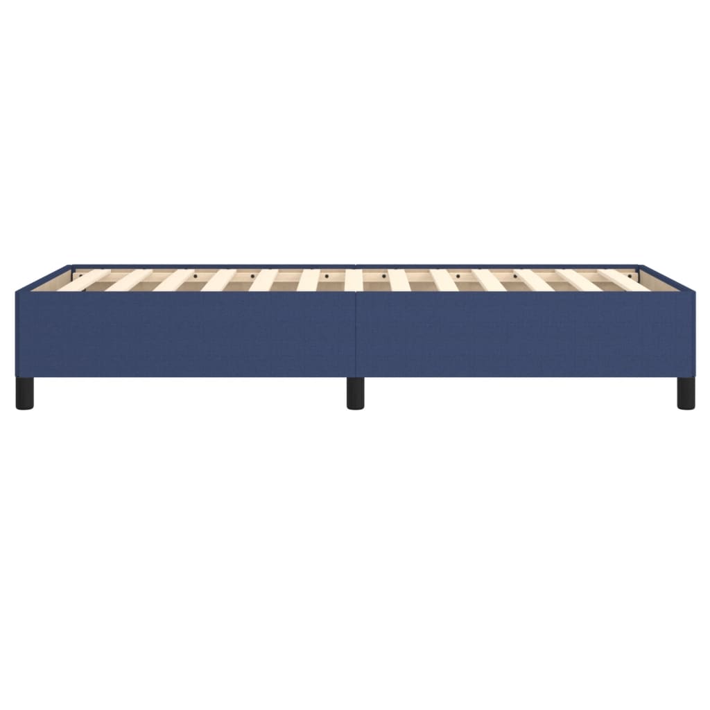 vidaXL Cadru de pat fără saltea țesătură albastră 100x200 cm vidaXL Cadru de pat fără saltea țesătură albastră 100x200 cm