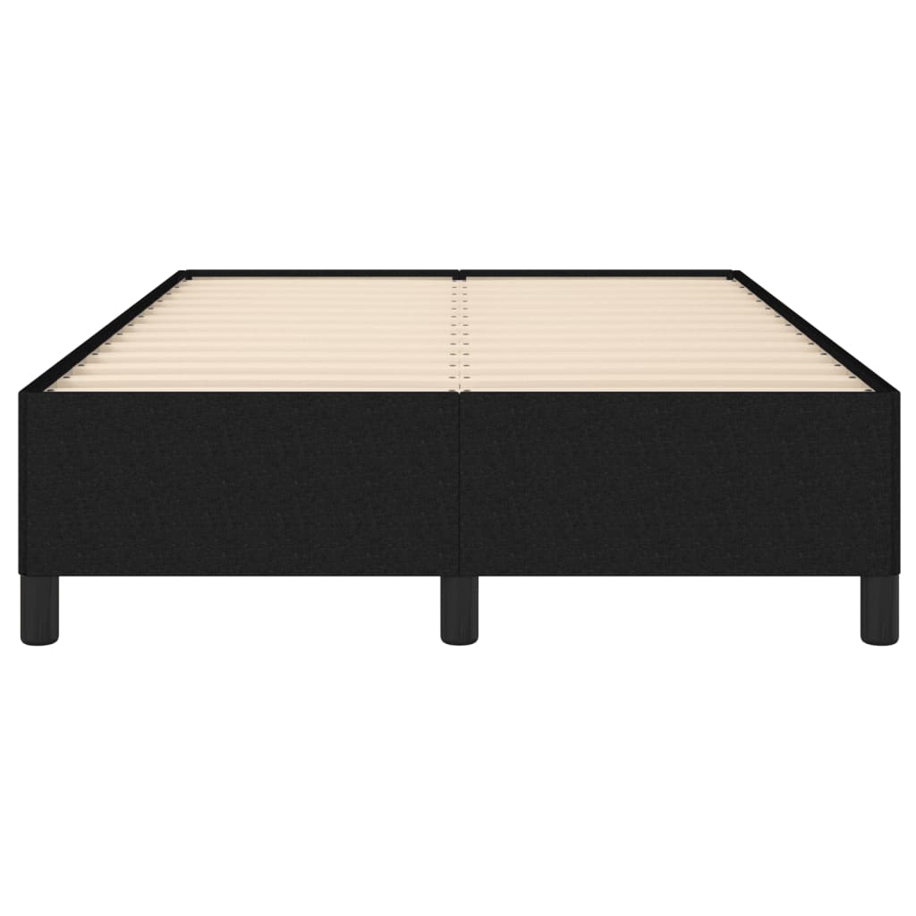 vidaXL Cadru de pat fără saltea, negru, 120x200 cm, textil