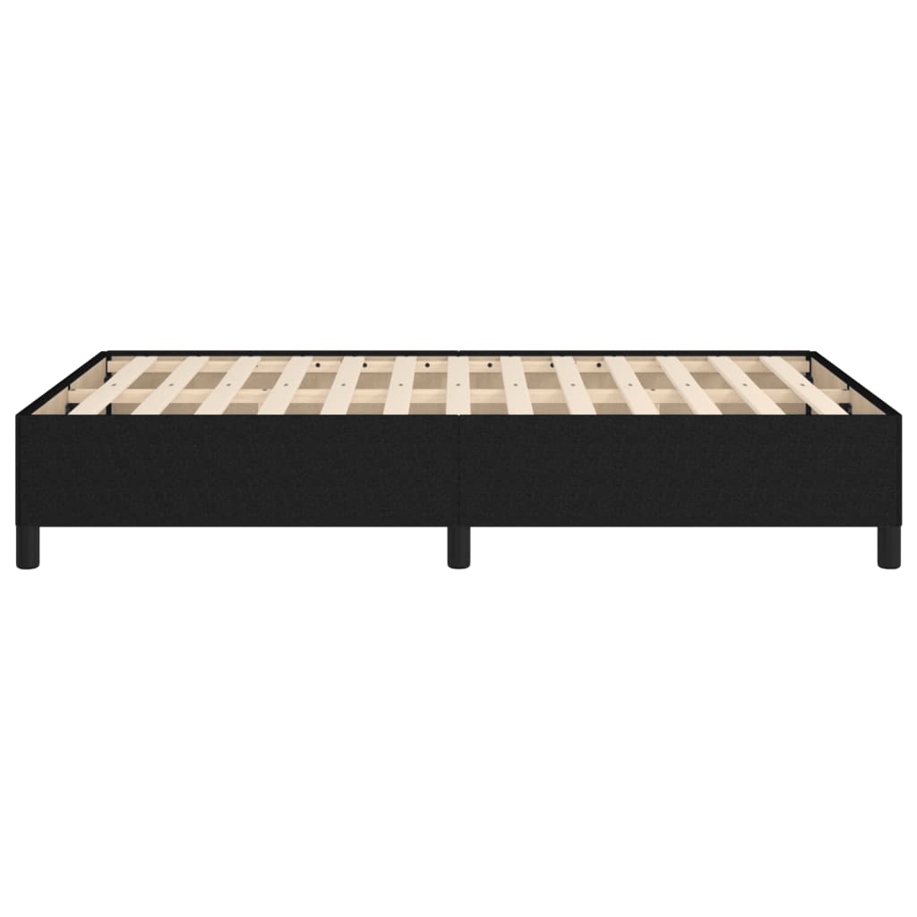 vidaXL Cadru de pat fără saltea, negru, 120x200 cm, textil