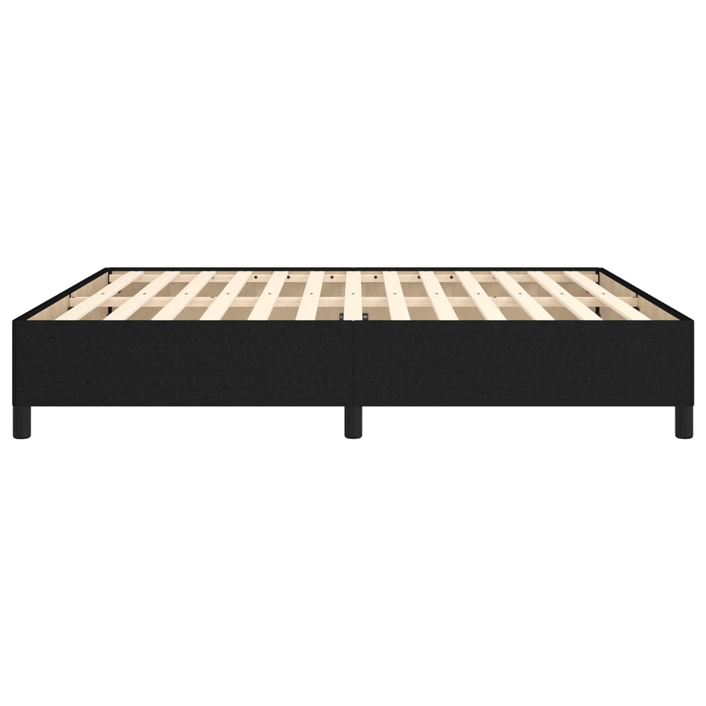 vidaXL Cadru de pat fără saltea, negru, 160x200 cm, textil vidaXL Cadru de pat fără saltea, negru, 160x200 cm, textil