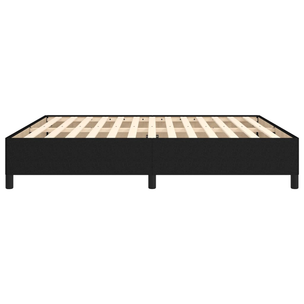 vidaXL Cadru de pat fără saltea, negru, 180x200 cm, textil vidaXL Cadru de pat fără saltea, negru, 180x200 cm, textil