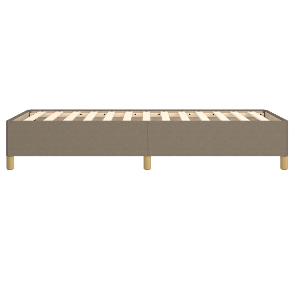 vidaXL Cadru de pat fără saltea Taupe 80x200 cm țesătură