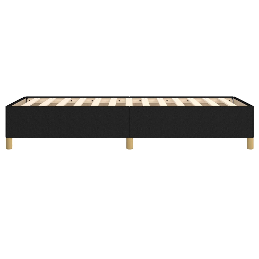 vidaXL Cadru de pat fără saltea, negru, 100x200 cm, textil