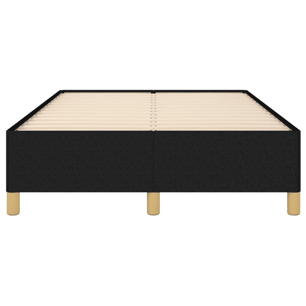 vidaXL Cadru de pat fără saltea, negru, 120x200 cm, textil