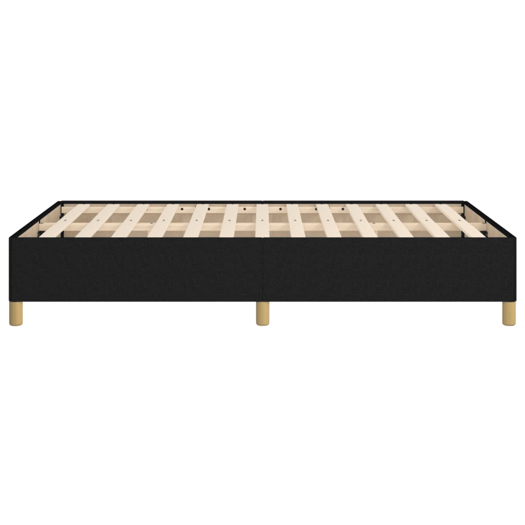 vidaXL Cadru de pat fără saltea, negru, 120x200 cm, textil