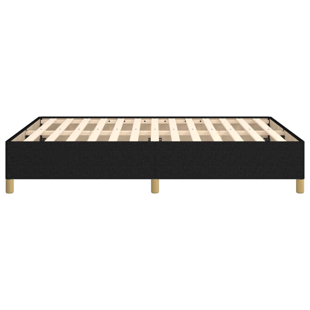 vidaXL Cadru de pat fără saltea, negru, 140x200 cm, textil vidaXL Cadru de pat fără saltea, negru, 140x200 cm, textil