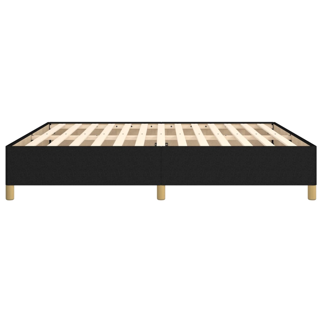 vidaXL Cadru de pat fără saltea, negru, 180x200 cm, textil vidaXL Cadru de pat fără saltea, negru, 180x200 cm, textil