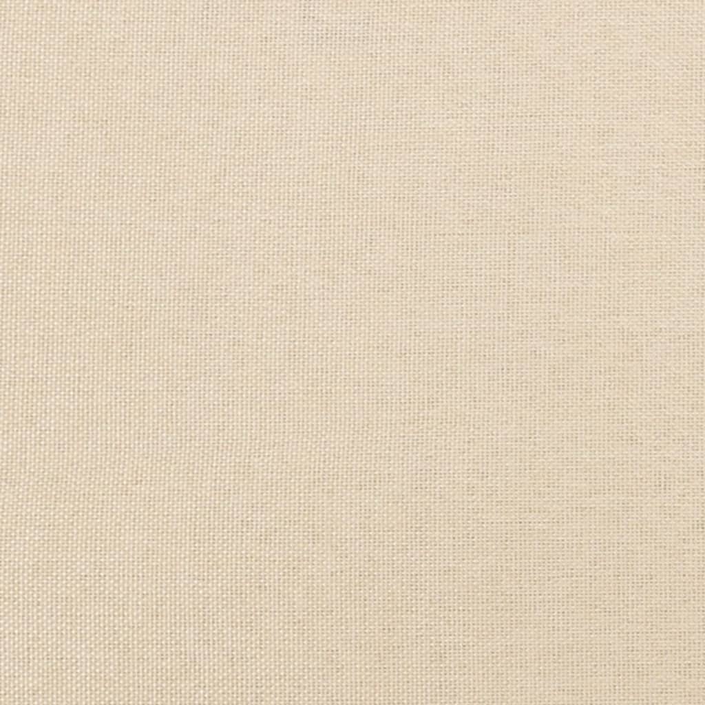 vidaXL Saltea de pat cu arcuri, crem, 90x190x20 cm, textil vidaXL Saltea de pat cu arcuri, crem, 90x190x20 cm, textil