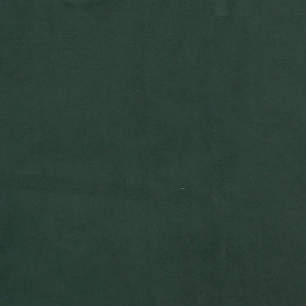 vidaXL Saltea de pat cu arcuri, verde închis, 120x200x20 cm, catifea