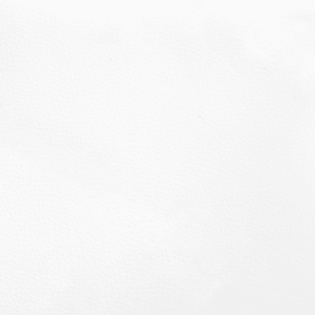 vidaXL Saltea de pat cu arcuri, alb, 160x200x20 cm, piele ecologică vidaXL Saltea de pat cu arcuri, alb, 160x200x20 cm, piele ecologică