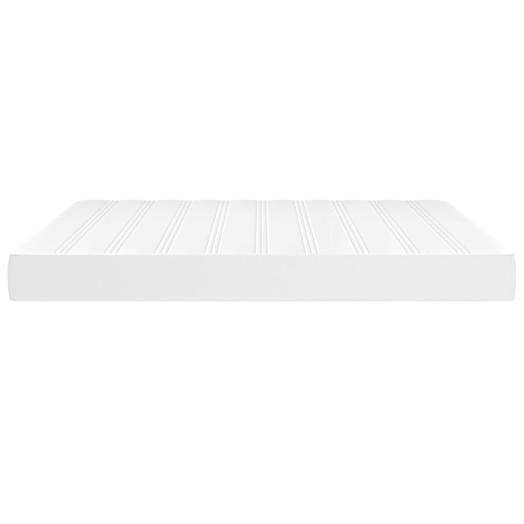 vidaXL Saltea de pat cu arcuri, alb, 180x200x20 cm, piele ecologică vidaXL Saltea de pat cu arcuri, alb, 180x200x20 cm, piele ecologică
