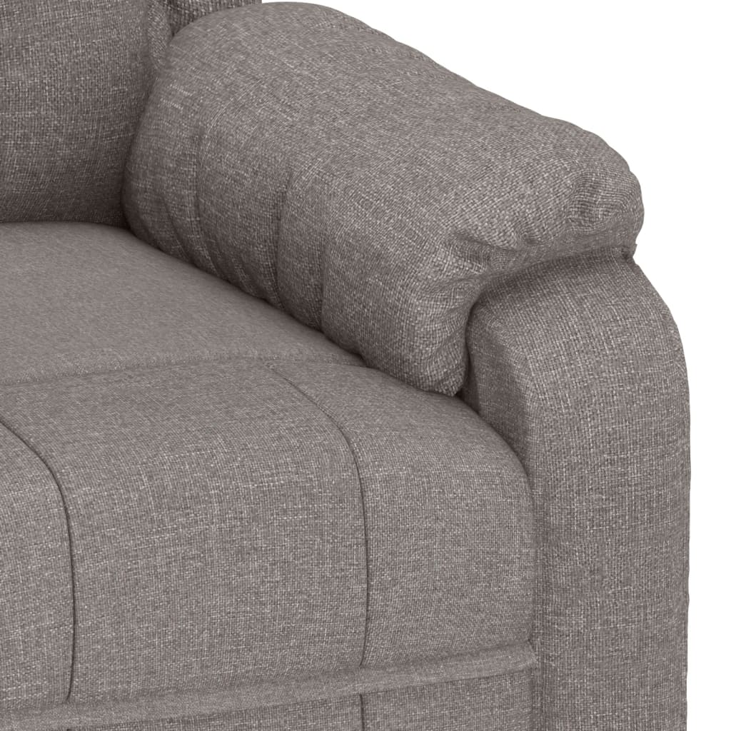 vidaXL Scaun de masaj, taupe, țesătură vidaXL Scaun de masaj, taupe, țesătură