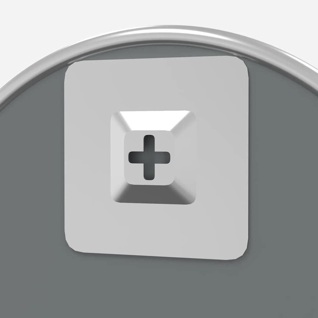 vidaXL Oglindă de perete rotundă, argintiu, Ø 40 cm