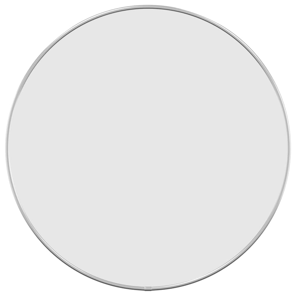 vidaXL Oglindă de perete rotundă, argintiu, Ø 50 cm