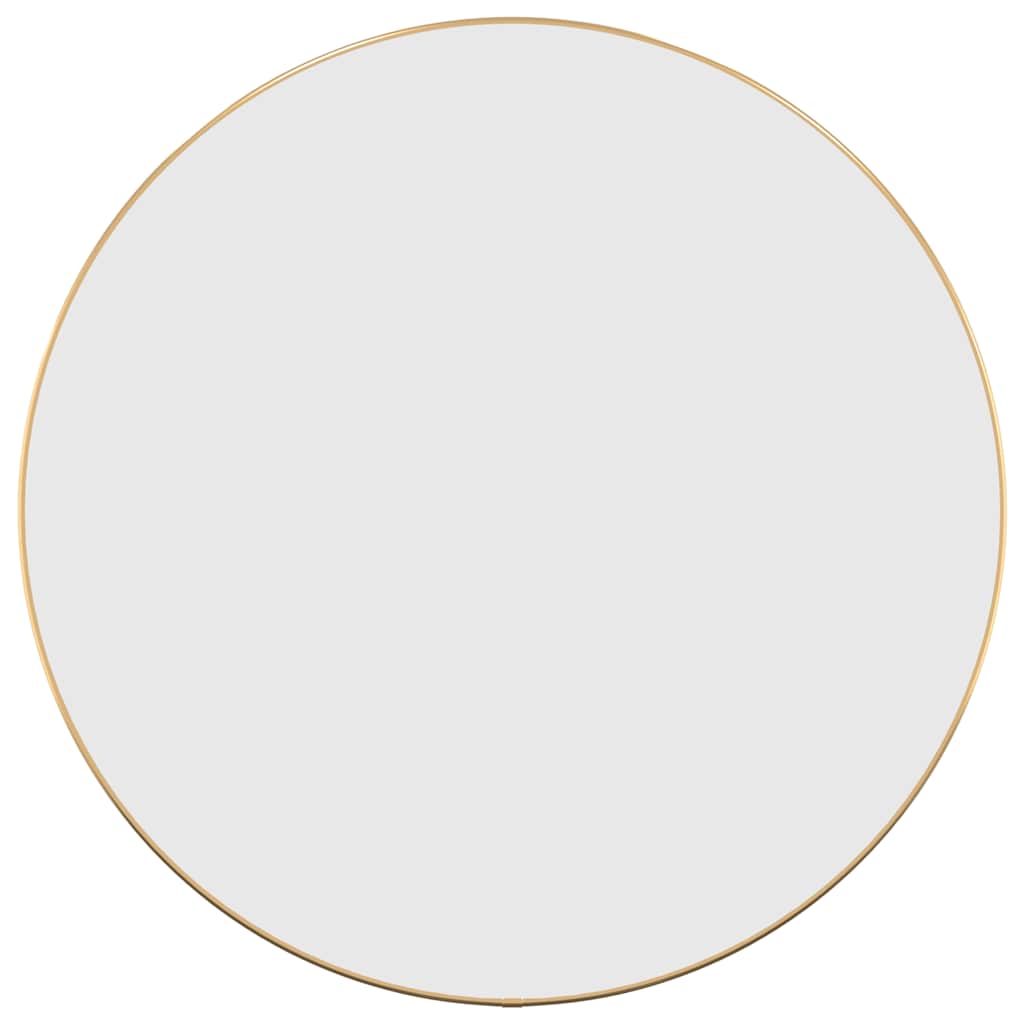 vidaXL Oglindă de perete rotundă, auriu, Ø 60 cm vidaXL Oglindă de perete rotundă, auriu, Ø 60 cm