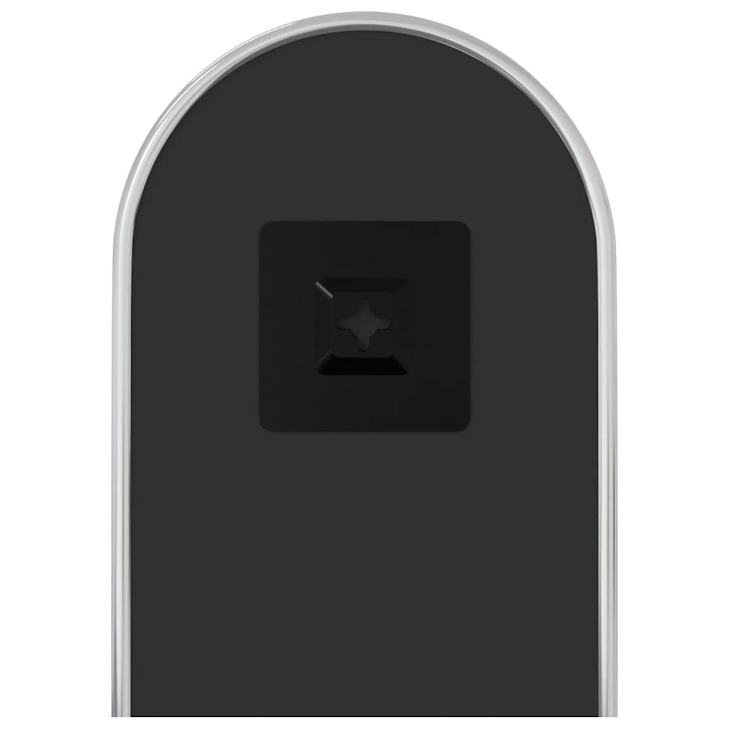 vidaXL Oglindă de perete, argintiu, 40x15 cm, ovală