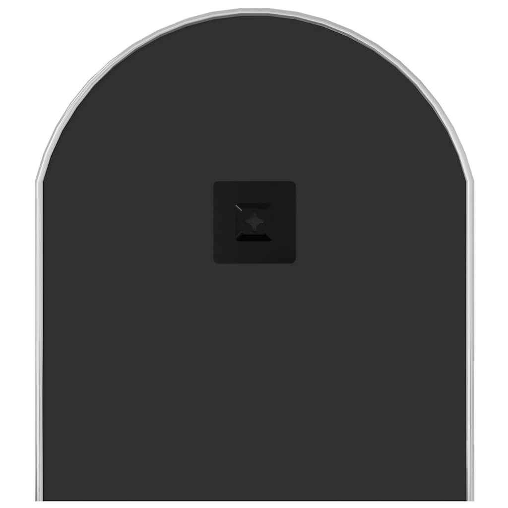 vidaXL Oglindă de perete, argintiu, 80x35 cm, ovală