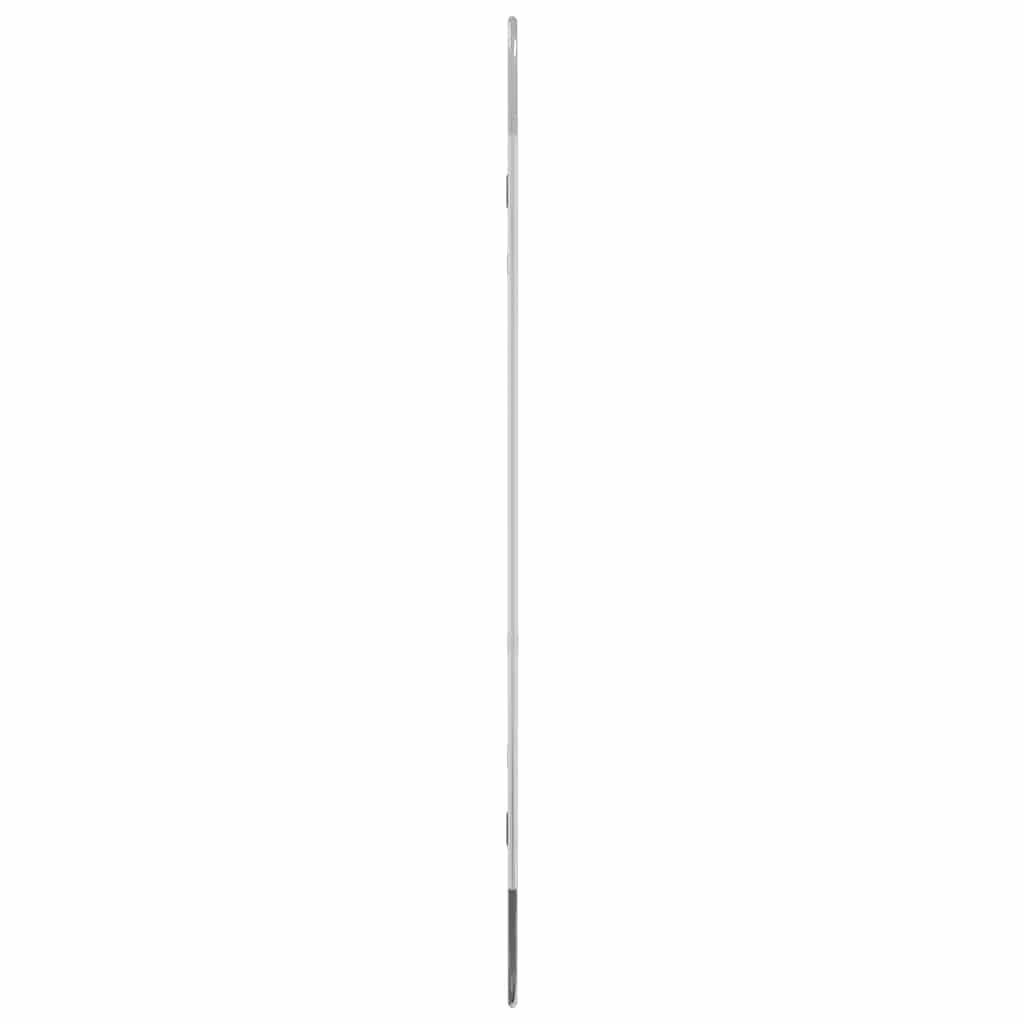 vidaXL Oglindă de perete, argintiu, 90x40 cm, ovală