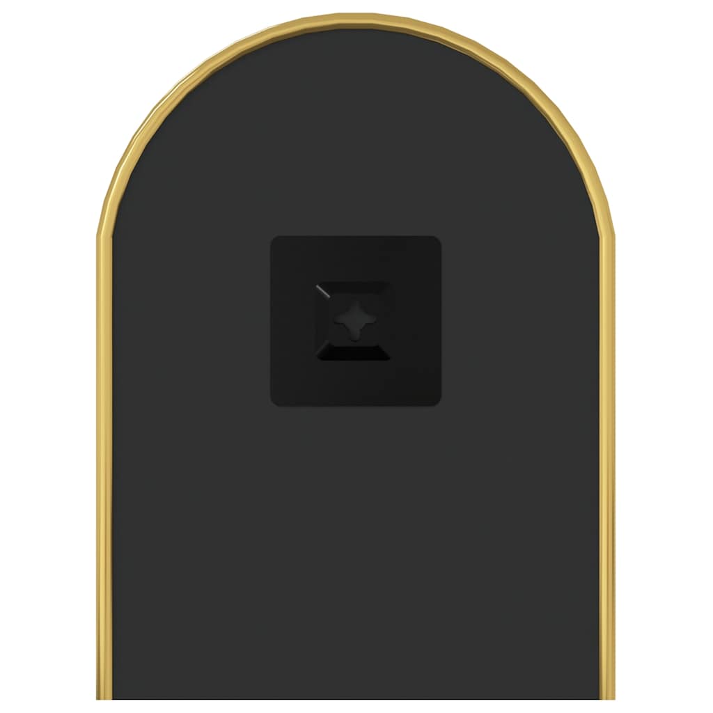 vidaXL Oglindă de perete, auriu, 50x20 cm, ovală