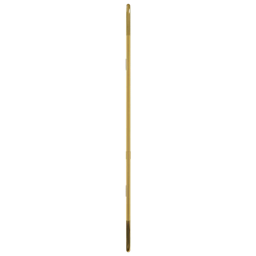 vidaXL Oglindă de perete, auriu, 60x25 cm, ovală