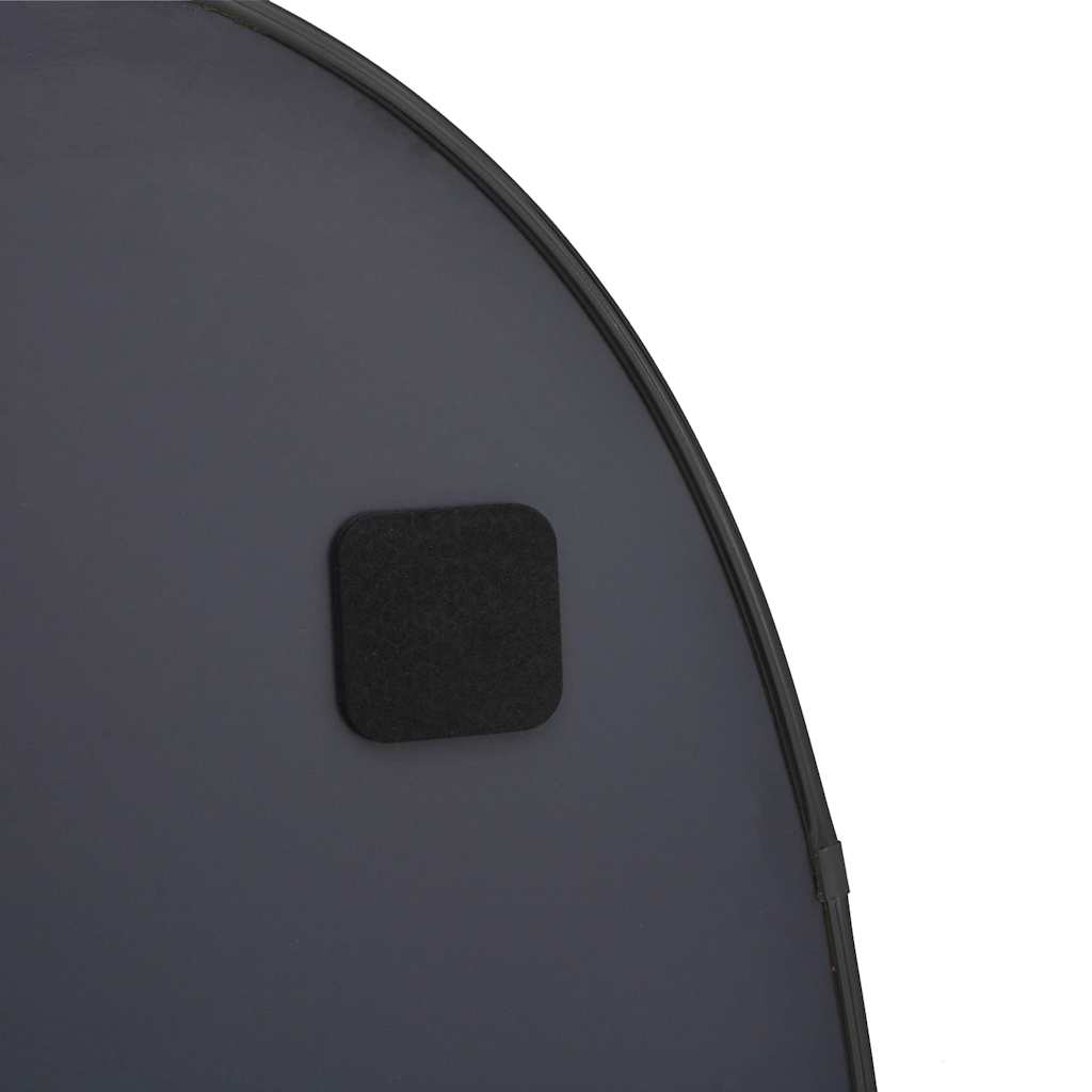 vidaXL Oglindă de perete, negru, 70x45 cm